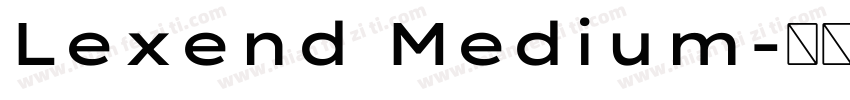 Lexend Medium字体转换